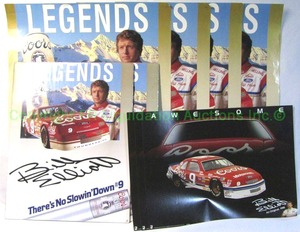 lot 39 image: Bill Elliott Legends racing posters, 9 total