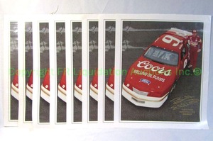 lot 30 image: Bill Elliott Coors racing posters