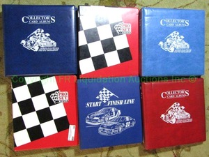lot 38 image: Assorted racing memorabilia packed full in 6 three ring binders
