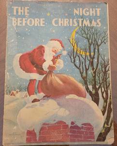 lot 43 image: VINTAGE 1932 THE NIGHT BEFORE CHRISTMAS ILLUSTRATED BOOK PUBLISHED BY WHITMAN PUBLISHING CO.