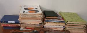 lot 48 image: LARGE LOT OF SHEET MUSIC AND BOOKS INCLUDING VINTAGE.