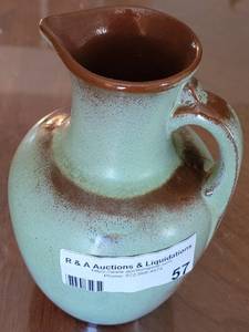 lot 57 image: VINTAGE FRANKOMA #8 PLAINSMAN HONEY JUG.