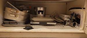 lot 139 image: LOT OF BAKING PANS AND MORE.