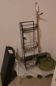 lot 225 image: CORNER SHELF AND MORE.