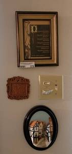 lot 278 image: LOT OF WALL DECOR  FRAMES.