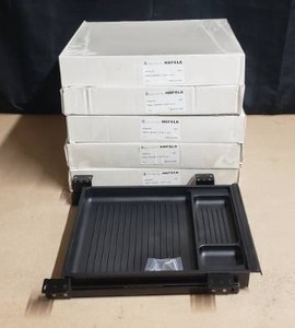 lot 69 image: NEW Lot of 5 Hafele 3 Compartment Pencil Drawers - Model 429.59.340