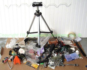 lot 18 image: Assorted household and automotive hardware as shown
