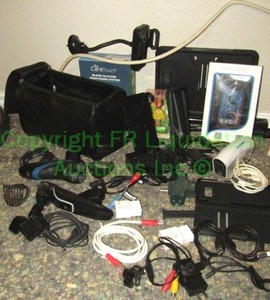 lot 61 image: Ufashion3C underwater phone protector and Assorted electronics and personal care items as shown