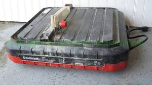 lot 25 image: Goldblatt wet tile saw model G02770