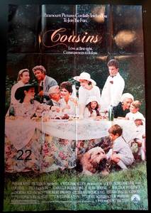 lot 22 image: VINTAGE ORIGINAL MOVIE POSTER - COUSINS starring TED DANSON,ISABELLA ROSSELLINI - 1988
