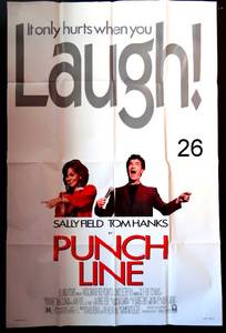 lot 26 image: PUNCH LINE Original 27x41 Movie Poster - 1988 - TOM HANKS $$