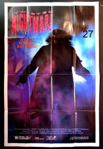 lot 27 image: RARE Twisted Nightmare 1987 Horror Movie Poster Original One Sheet 27x40 - 1987 $$$