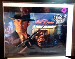 lot 42 image: AUTHENTIC AUTOGRAPH  - Josh Brolin - Gangster Squad Hand Signed 8x10 - $$$