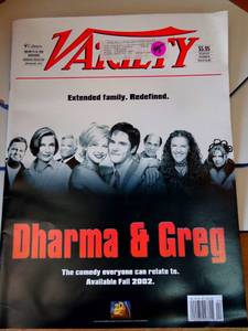 lot 45 image: ORIGINAL VARIETY MAGAZINE DHARMA & GREG - JANUARY 2000