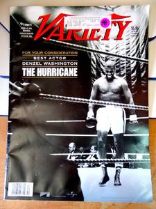 lot 46 image: ORIGINAL VARIETY MAGAZINE THE HURRICANE - DENZIL WASHINGTON - MARCH 2000