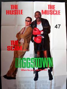 lot 47 image: DIGGSTOWN ORIGINAL MOVIE THEATER POSTER 27 x 40 JAMES WOODS-GOSSETT - 1992