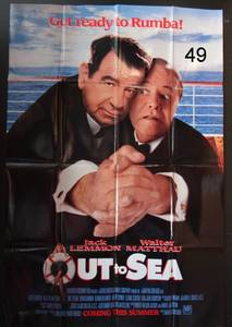 lot 49 image: OUT TO SEA ORIGINAL MOVIE THEATER POSTER 27 x 40 JACK LEMMON-MATTHAU - 1997