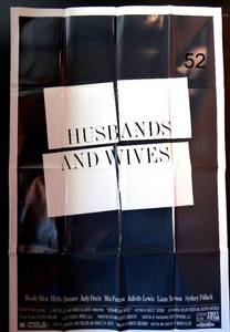 lot 52 image: RARE HUSBANDS and WIVES - Mia Farrow - Original NSS Movie Poster - 1992 - $$$
