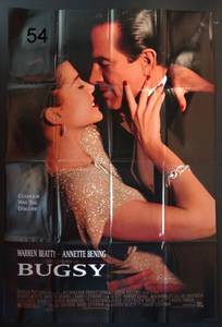 lot 54 image: BUGSY MOVIE POSTER 1 Sided ORIGINAL 27x40 WARREN BEATTY ANNETTE BENING