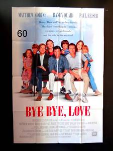 lot 60 image: BYE BYE, LOVE MOVIE POSTER 1 Sided ORIGINAL 27x40 PAUL REISER MATTHEW MODINE - 1995