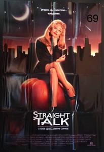 lot 69 image: STRAIGHT TALK MOVIE POSTER 27x40 ORIGINAL1992 One Sheet DOLLY PARTON - 1992