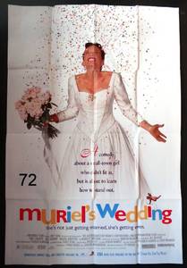lot 72 image: Muriels Wedding (1995) Original Movie Poster - Single-Sided 27 X 40