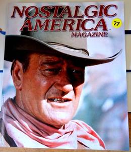 lot 77 image: MINT AMERICAN NOSTALGIA JOHN WAYNE COVER MAGAZINE