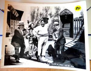 lot 80 image: RARE ORIGINAL 1940S THREE STOOGES PHOTOGRAPH - NOT PRINTED - $$$