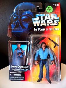 lot 86 image: STAR WARS  THE POWER OF THE FORCE LANDO CALRISSIAN AS SKIFF GUARD KENNER 1996