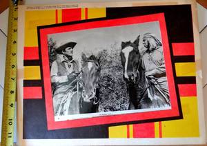 lot 91 image: VINTAGE Original 8x10 B&W Movie Still The Broken Star (1956)