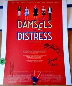lot 98 image: AUTHENIC AUTOGRAPHS - DAMSELS IN DISTRESS SIGNED BY ADAM BRODY, MEGALYN ECHIKUNWOKE, & ZACH WOODS - 8 X 10 WCOA
