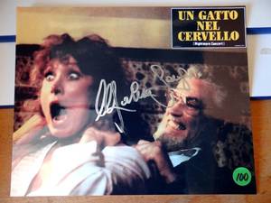 lot 100 image: AUTHENTIC AUTOGRAPH - UN GATTO NEL CERVELLO NIGHTMARE CONCERT HAND SIGNED BY MELISSA LONGO 8 X 10 PHOTO WCOA