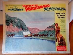 lot 115 image: Incident At Phantom Hill Original Release Lobby Card Western Dan Duryea - (1965)