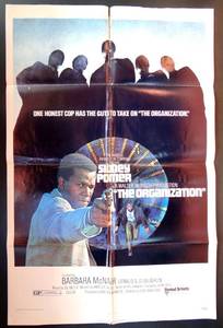 lot 121 image: VINTAGE 1971 THE ORGANIZATION MOVIE POSTER 1 Sheet ORIGINAL FOLDED 27x41 SIDNEY POITIER - $$