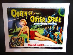 lot 214 image: ZSA ZSA GABORS QUEEN OF OUTER SPACE 8 X 10 MOVIE PHOTO