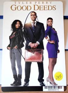 lot 243 image: AUTHENTIC AUTOGRAPH - GOOD DEADS BLOCKBUSTER CARD SIGNED BY TYLER PERRY