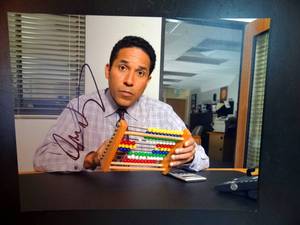 lot 245 image: AUTHENTIC AUTOGRAPH - Oscar Nunez Autographed Signed 8x10 Photo ( The Office ) WCOA