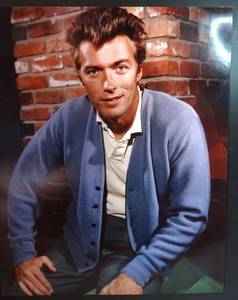 lot 248 image: YOUNG CLINT EASTWOOD PROFESSIONAL PORTRAIT 8 X 10 PHOTO