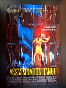 lot 256 image: ASSASSINATION TANGO MOVIE POSTER 27x40 ROBERT DUVALL LUCIANA PEDRAZA