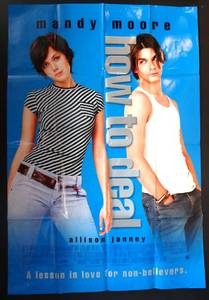 lot 266 image: HOW TO DEAL MOVIE POSTER 1 Sided ORIGINAL 27x40 MANDY MOORE ALLISON JANNEY