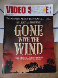 lot 271 image: ORIGINAL VIDEO STORE MAGAZINE GONE WITH THE WIND COVER 2004