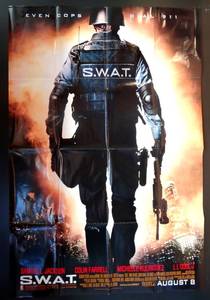 lot 298 image: SWAT MOVIE POSTER ORIGINAL FINAL 27x40 S.W.A.T. COLIN FARRELL JEREMY RENNER