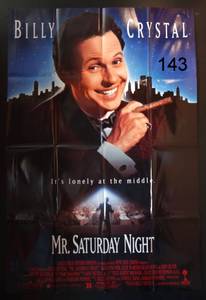 lot 143 image: Vintage 1 sheet 27x40 Movie Poster Mr. Saturday Night 1992 Billy Crystal