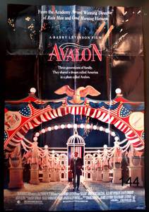 lot 144 image: AVALON MOVIE POSTER Original SINGLE SIDED 1990 27 X 40