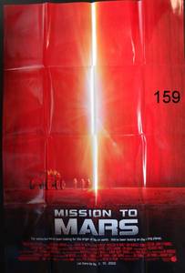 lot 159 image: Mission to Mars original movie poster - Brian De Palma - 27 X 40 - 2000