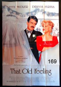 lot 169 image: THAT OLD FEELING - MOVIE POSTER WITH BETTE MIDLER & DENNIS FARINA - 27 X 40 - 1997