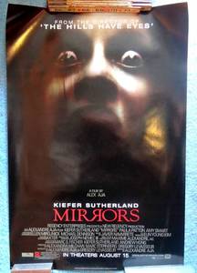 lot 191 image: MIRRORS 2008 Kiefer Sutherland, Paula Patton, and Amy Smart-Mini Poster - 13 X 18
