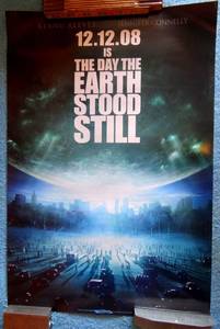 lot 192 image: The Day The Earth Stood Still Mini Promo Movie Poster (2008) 13x18 in