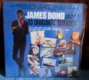 lot 199 image: James Bond 007 13 Original Themes LP Record Vinyl 1983 1962-1983 Theme Songs