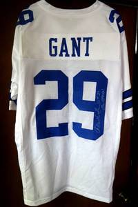 lot 1 image: AUTOGRAPHED AUTHENTIC JERSEY  - DALLAS COWBOYS RUNNING BACK, KENNETH GANT #29